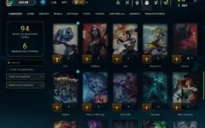 Prata 3 com 45 Champs e 11 Skins