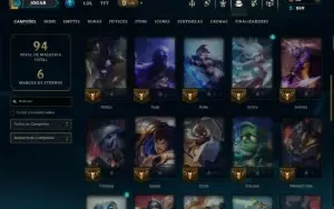 Prata 3 com 45 Champs e 11 Skins