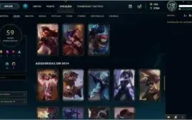 CONTA LOL (DIAMANTE 3, 59 SKINS)