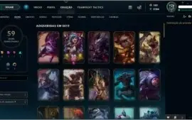 CONTA LOL (DIAMANTE 3, 59 SKINS)