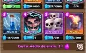CONTA CLASH ROYALE - 12 LENDARIAS - ARENA 10 - LVL 10