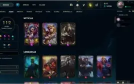 Conta League Of Legends Gold 1 C/ Skin Rara da Cait e Lee