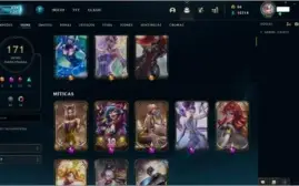 LVL 364 -171 Skins (7 Prestigio, 3 Ultimate) - Plat 1 S10