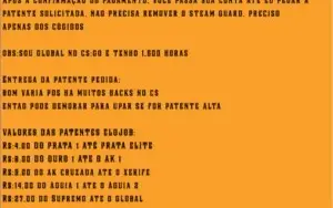 Elojob CSGO Up de Patentes