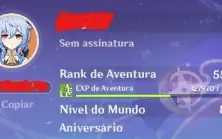 Vendendo conta de Genshin (Leia a descrição!!)