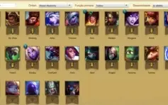 CONTA LEAGUE OF LEGENDS BR- 8 SKINS - 25 CHAMP - UNRANKED