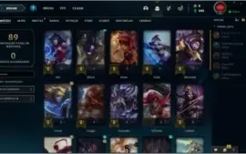 Conta smurf league of legends