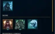 CONTA DE LOL OURO 3 COM SORAKA PRESTÍGIO