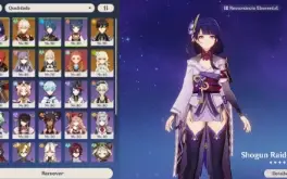 Raiden C2,Kazuha,Zhongli + 10 Dias De Benção Ar55