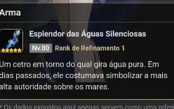 Conta Genshin AR51 Furina+ arma de assinatura, etc.