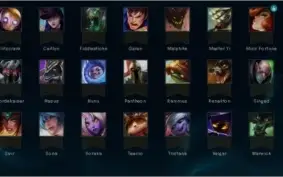 Conta 21 campeões 1 skin unranked