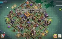 conta clash of clans cv 13