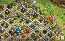 conta clash of clans cv 13