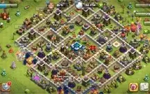 conta clash of clans cv 13