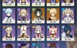 GENSHIN IMPACT XIAO KEQING QIQI ARMAS 5* AR 50