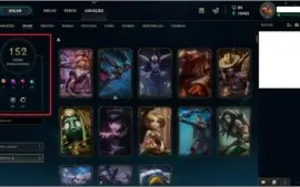 Conta lol - Full champ + 152 skins unranked
