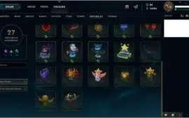 Conta lol - Full champ + 152 skins unranked