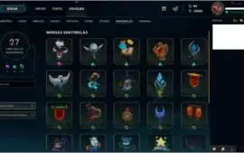 Conta lol - Full champ + 152 skins unranked