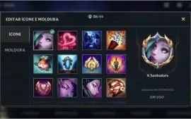 ESMERALDA IV + 13 SKINS + 39 CAMPEÕES + PASSE WILD COMPLETO