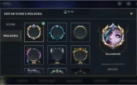 ESMERALDA IV + 13 SKINS + 39 CAMPEÕES + PASSE WILD COMPLETO