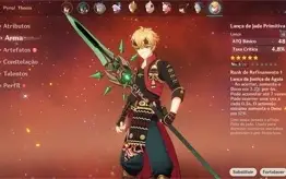 Reroll da QiQi + Lança de Jade