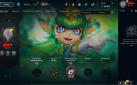 Conta Handlevel Nv 34 / 4 Skins / 21 Campeões / Full Acesso