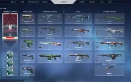 CONTA VALORANT PLATINA 3 MUITAS SKINS E PASSE