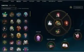 conta lol lvl 352 + valorant beta com faca butterfly