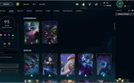 Conta Ouro 3 Todos campeoes 95 Skins