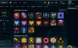 Conta Ouro 3 Todos campeoes 95 Skins