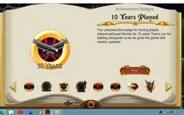 Conta com 10 anos e alguns rares