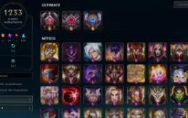 Conta LOL RARA FULL SKIN 1600+ Skins/Valorant 148+ Skins