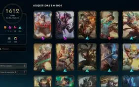 Conta LOL RARA FULL SKIN 1600+ Skins/Valorant 148+ Skins