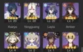 AR 58 Scaramouche C1 + arma, Xiao C1, Nahida