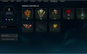 Conta LoL League of Legends Ouro 5 , 58 champions/12 skins