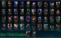 Conta LoL League of Legends Ouro 5 , 58 champions/12 skins