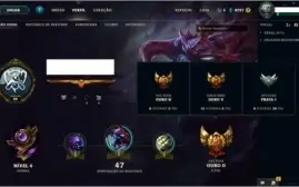 CONTA GOLD 5 LEAGUE OF LEGENDS - GOLD 2 FLEX - GOLD 5 DUO