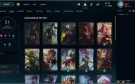 CONTA PLATINA 2 COM 31 SKINS E 83 ÍCONES
