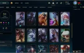 CONTA PLATINA 2 COM 31 SKINS E 83 ÍCONES