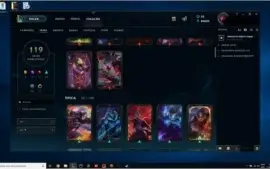 Conta lol Todos campeoes e 4 skins ultimates mais 115 skins