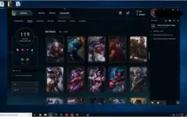 Conta lol Todos campeoes e 4 skins ultimates mais 115 skins