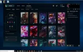 Conta lol Todos campeoes e 4 skins ultimates mais 115 skins