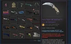 conta cs go steam com 3500 em skin
