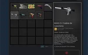 conta cs go steam com 3500 em skin