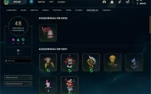 CONTA LOL MESTRE 131 PDL COM 574 SKINS * BARATA D++++
