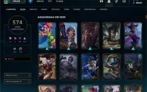 CONTA LOL MESTRE 131 PDL COM 574 SKINS * BARATA D++++