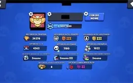 7 PASSES COMPRADOS ALGUMAS SKINS E 59/61 BRAWLERS ADQUIRIDO