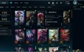CONTA PLAT 4 VARIAS SKINS(MAIN FIORA, YAS, ZED, KAT)