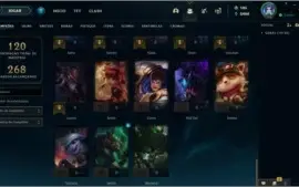 CONTA PLAT 4 VARIAS SKINS(MAIN FIORA, YAS, ZED, KAT)