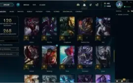 CONTA PLAT 4 VARIAS SKINS(MAIN FIORA, YAS, ZED, KAT)